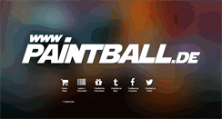 Desktop Screenshot of paintballshop.de
